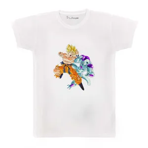 تی شرت بچگانه پرمانه طرح انیمه دراگون بال کد pmt.3773