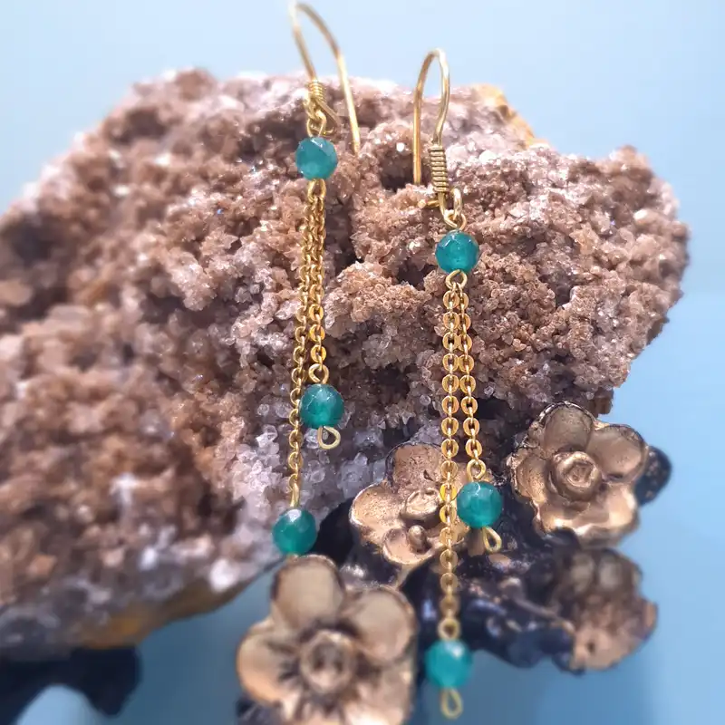 نیم ست نقره زنانه مدل وان یکاد دستساز 9383