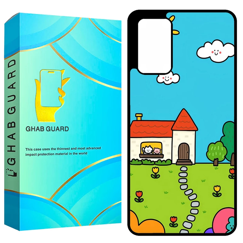 کاور قاب گارد طرح نقاشی مدل GCHPA72 مناسب برای گوشی موبایل سامسونگ Galaxy A72 4G