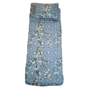 سرویس ملحفه مدل شکوفه مهمان یک نفره دو تکه