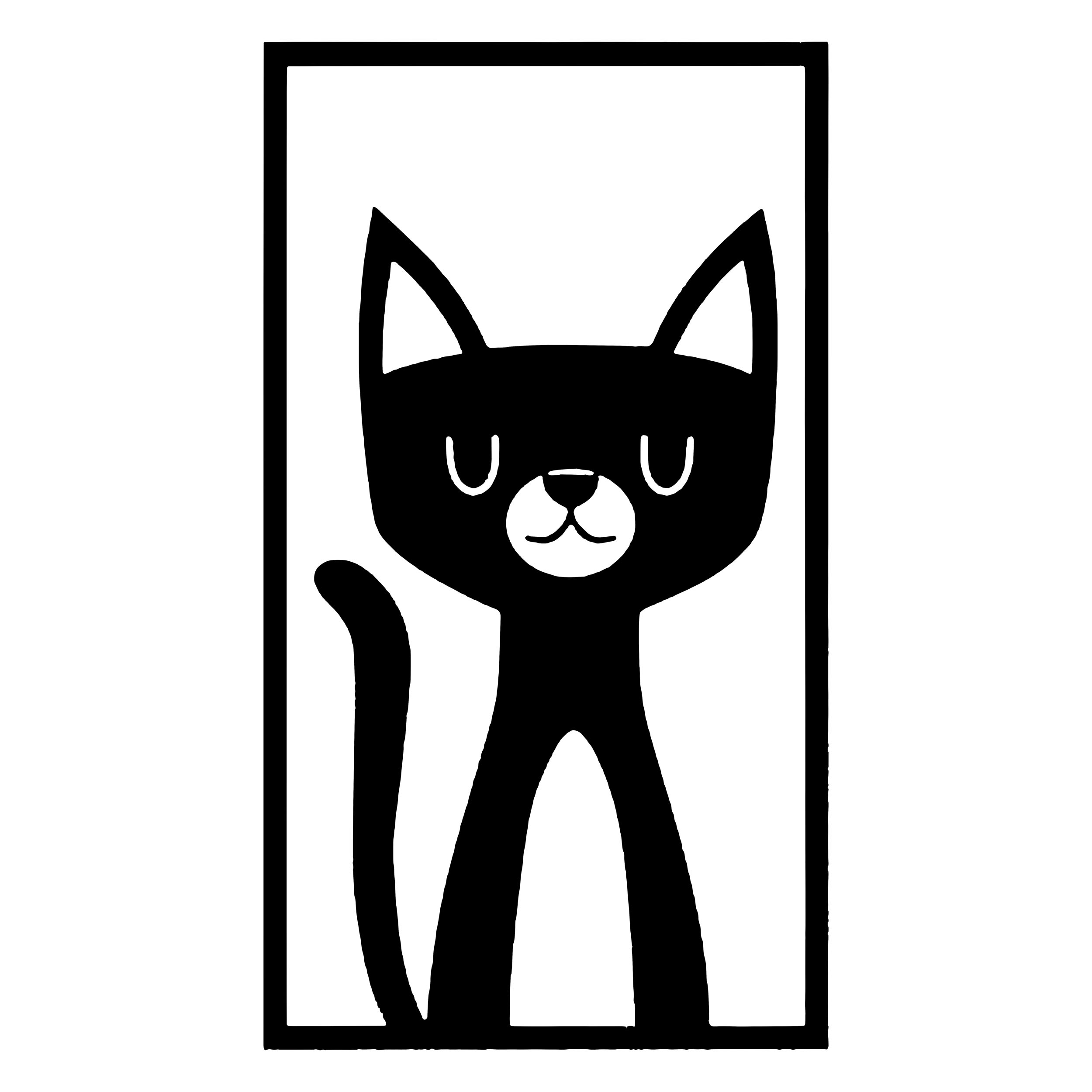 دیوارکوب مدل گربه کد 054