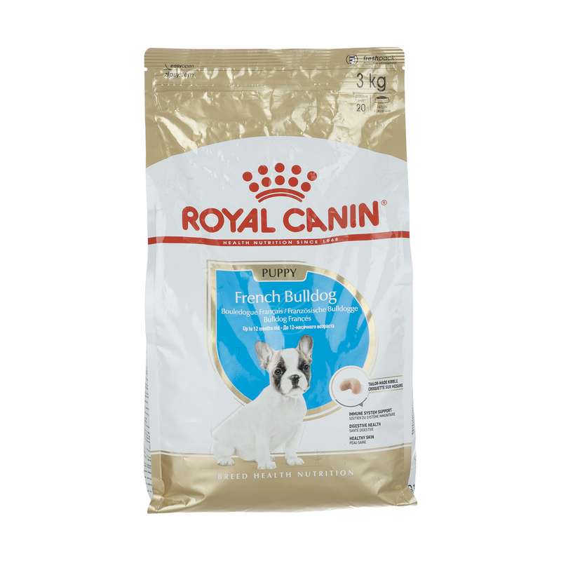 عذای خشک سگ رویال کنین مدل  Puppy French Bulldog وزن 3 کیلوگرم 