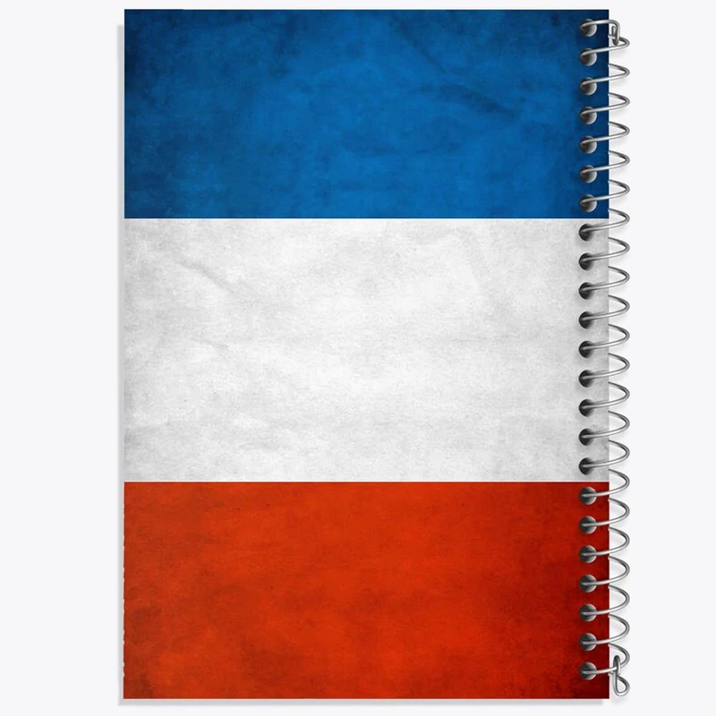 دفتر ژورنال نویسی 50 برگ خندالو مدل نقطه ای طرح تیم ملی فرانسه کد 2103