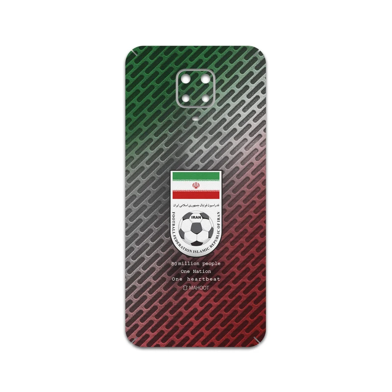 برچسب پوششی ماهوت مدل Iran-National-Football-Team مناسب برای گوشی موبایل شیائومی Redmi Note 9 Pro