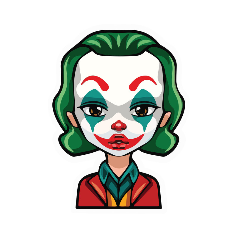برچسب لپ تاپ طرح جوکر کد 668