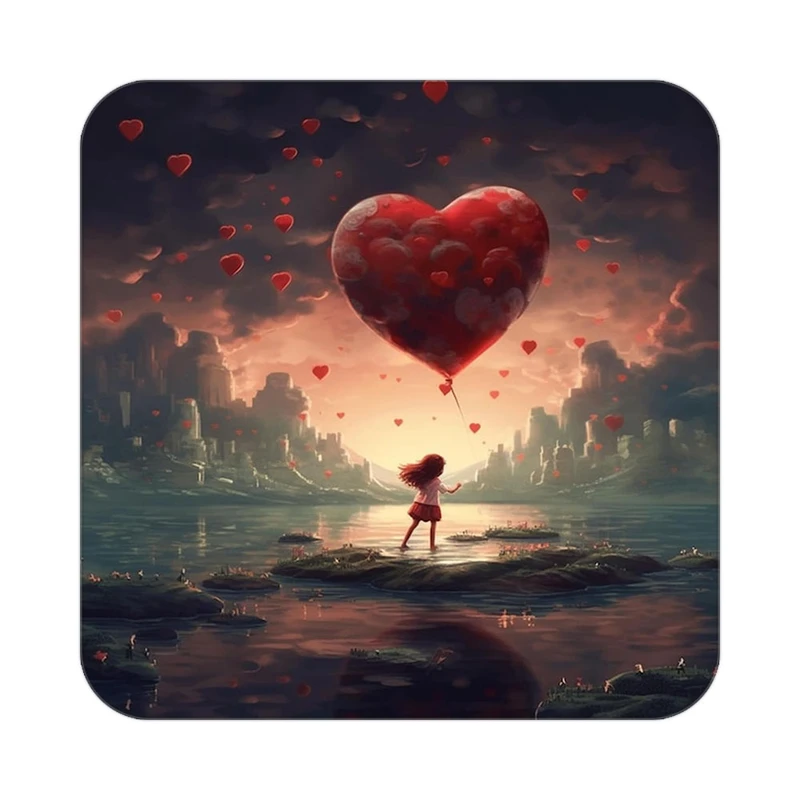 زیر لیوانی کاکتی مدل عاشقانه کد mp11436