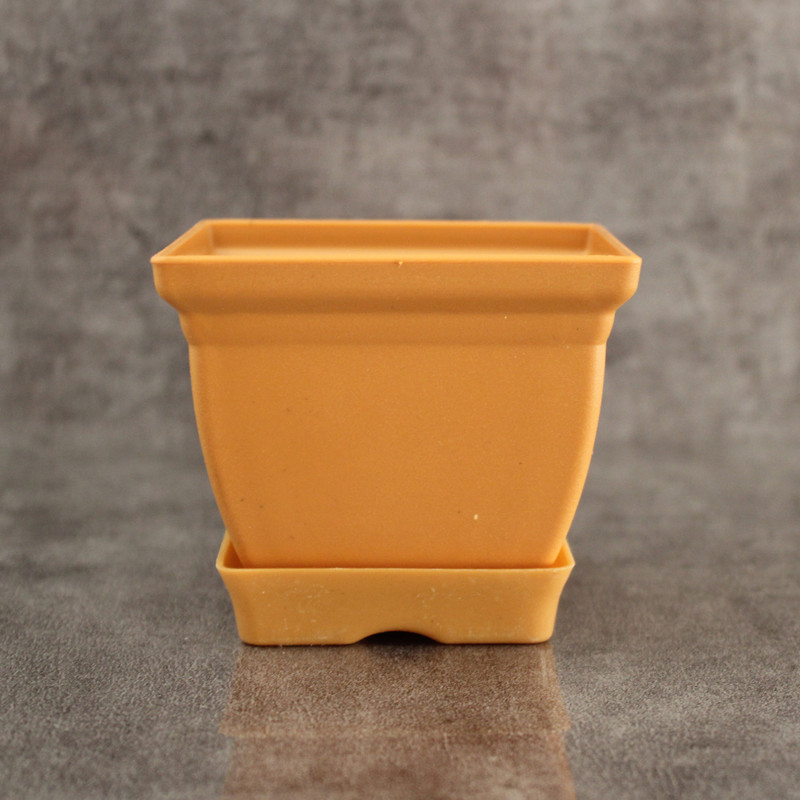 گلدان مدل کاکتوسی مربع  کد PAr0-4 مجموعه 4 عددی