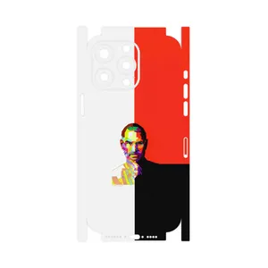 MAHOOT Collage of Steve Jobs 1-FullSkin Cover Sticker for Apple iPhone 15 Pro Max