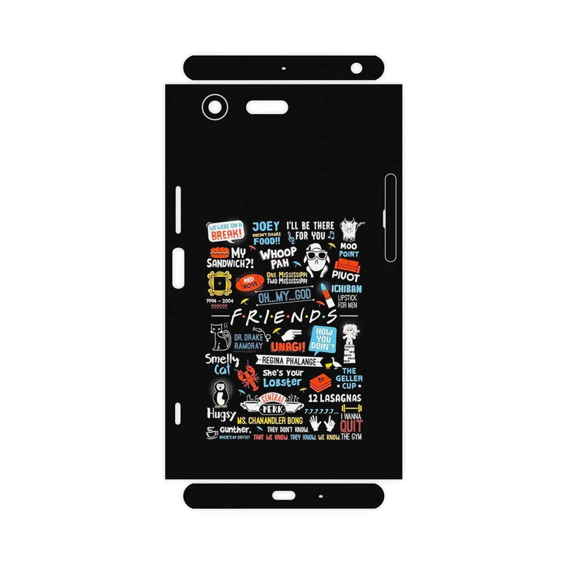 برچسب پوششی ماهوت مدل Friends 2-FullSkin مناسب برای گوشی موبایل سونی Xperia XZ Premium