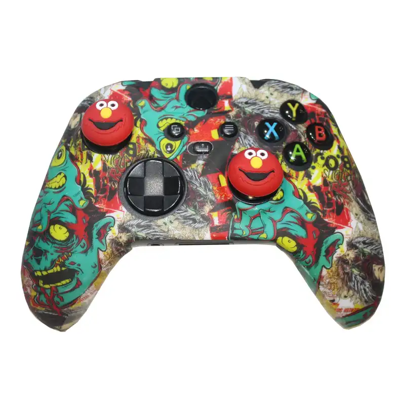 محافظ دسته ایکس باکس سری S/X مدل SMILEY 1314 به همراه روکش آنالوگ