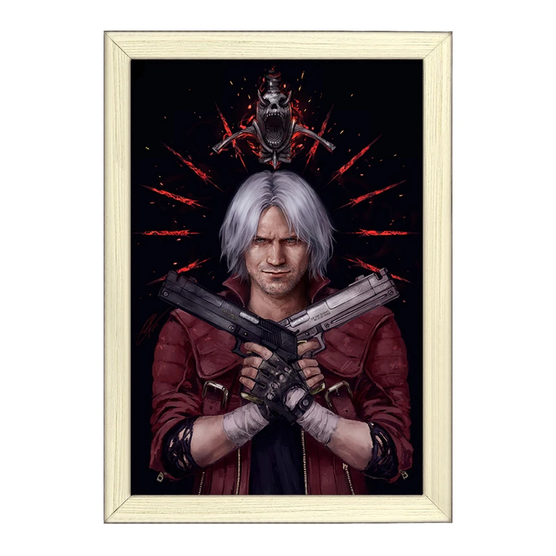 تابلو خندالو طرح بازی دویل می کرای Devil May Cry کد 30234