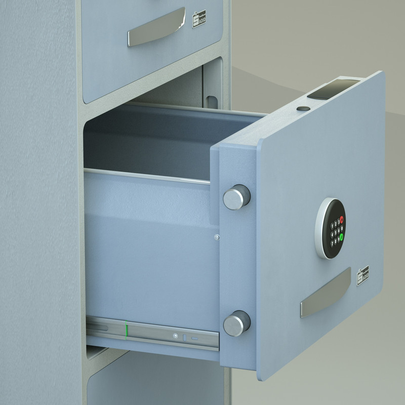 گاوصندوق الکترونیکی سدید مدل فایل دو کشو 700EAC