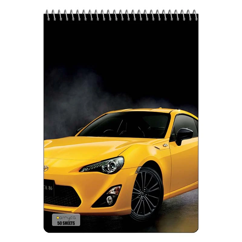 دفتر نقاشی 50 برگ سیمی کارنیکا طرح تویوتا جی تی ۸۶ Toyota GT86 کد 76490