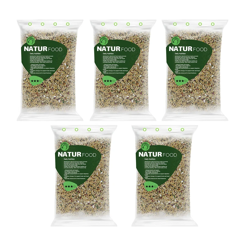 غذای فنچ نیچر فود مدل 3 ستاره وزن 500 گرم بسته 5 عددی