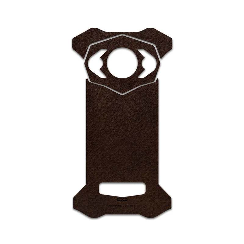 برچسب پوششی ماهوت مدل Dark-Brown-Leather مناسب برای گوشی موبایل دوجی S98 Pro