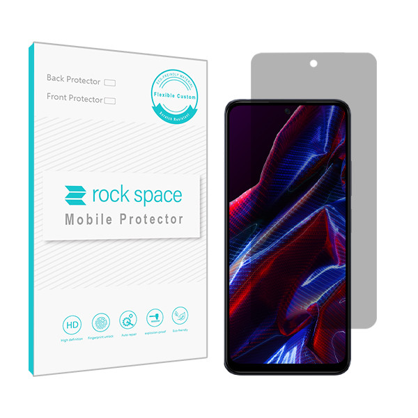  محافظ صفحه نمایش حریم شخصی راک اسپیس مدل HyPRV مناسب برای گوشی موبایل شیائومی Poco X5  