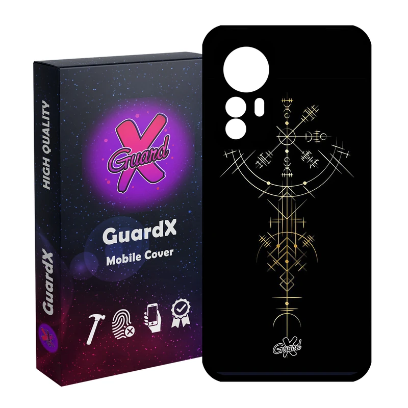 کاور گارد ایکس طرح Shape مدل Glass10238 مناسب برای گوشی موبایل شیائومی Redmi Note 12S