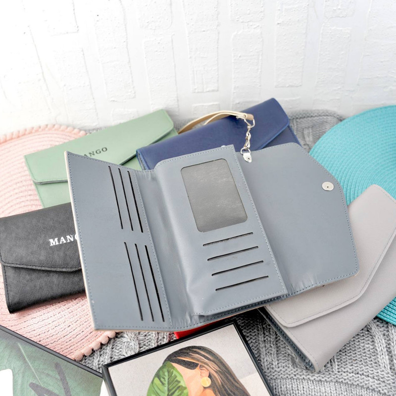 کیف پول زنانه مدل اسپرت دسته دار کد KZD224-240