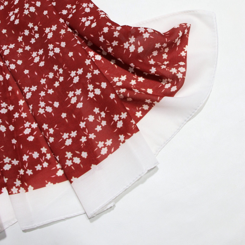 شال زنانه مدل نخی جدید طرح گل گلی کد ana-7063