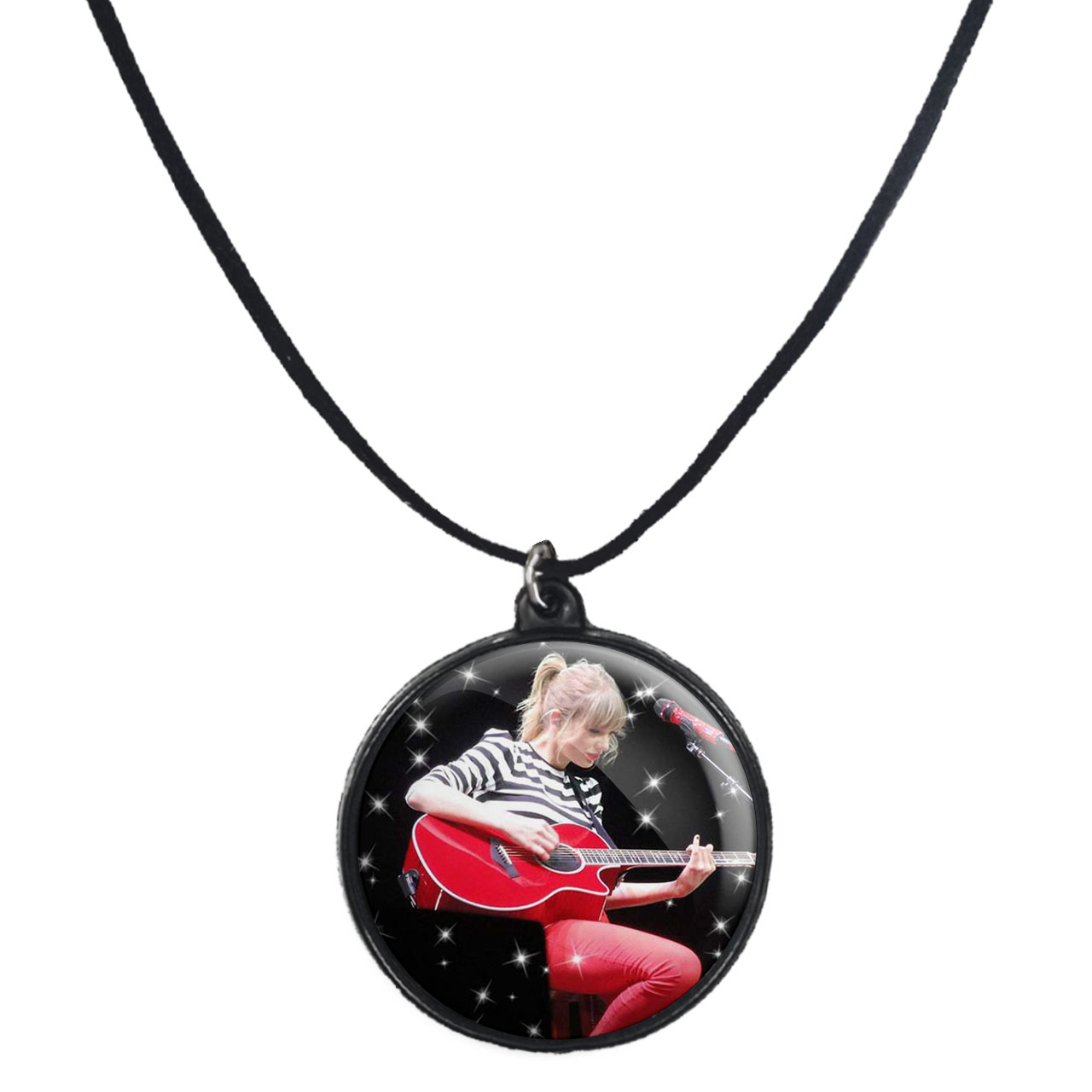 گردنبند پرمانه طرح تیلور سویفت کد pmb.2829 مدل دو طرفه