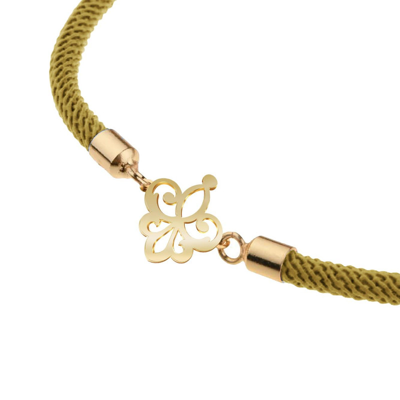 دستبند طلا 18 عیار زنانه مدوپد مدل اسلیمی کد D14-10586