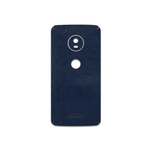 MAHOOT Deep-Blue-Leather Cover Sticker for Motorola Moto G5