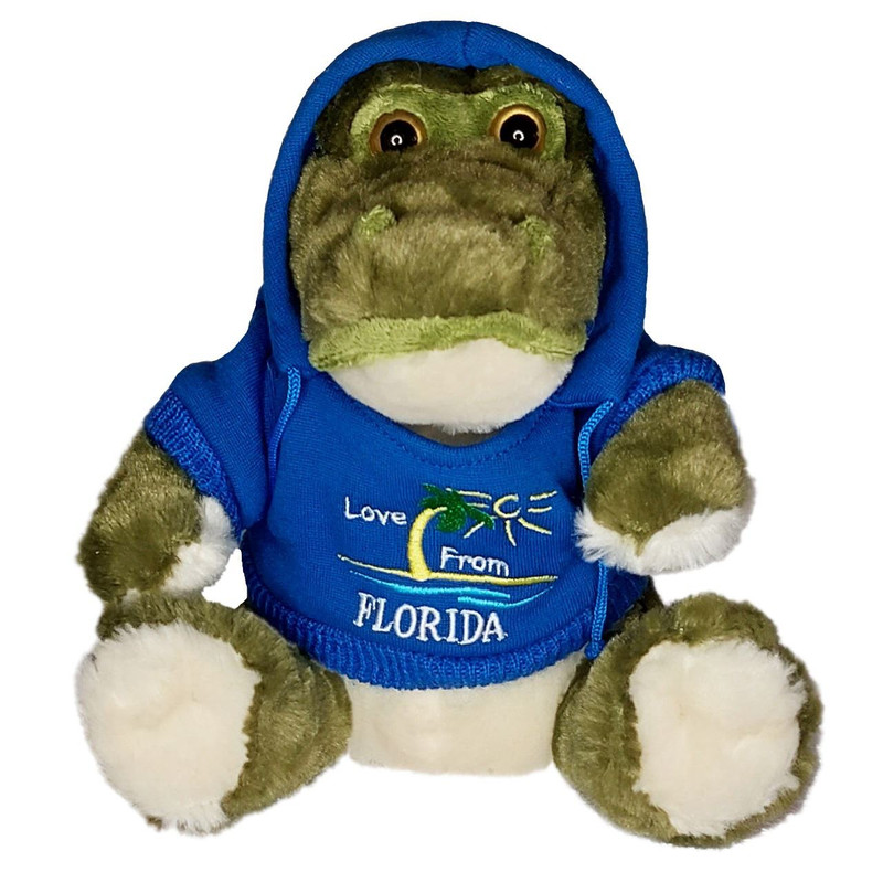 عروسک طرح تمساح مدل Florida Crocodile کد SZT4/288 ارتفاع 19 سانتی متر