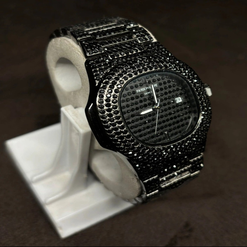 ساعت مچی عقربه‌ای مردانه کوارتز مدل نگین دار