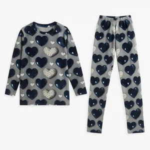 ست تی‌شرت آستین بلند و شلوار راحتی زنانه مدل 05927