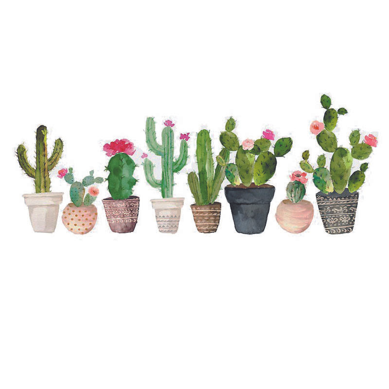 استیکر لپ تاپ طرح کاکتوس کد04