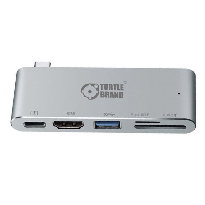 هاب 5 پورت USB-C ترتل برند مدل TB0072