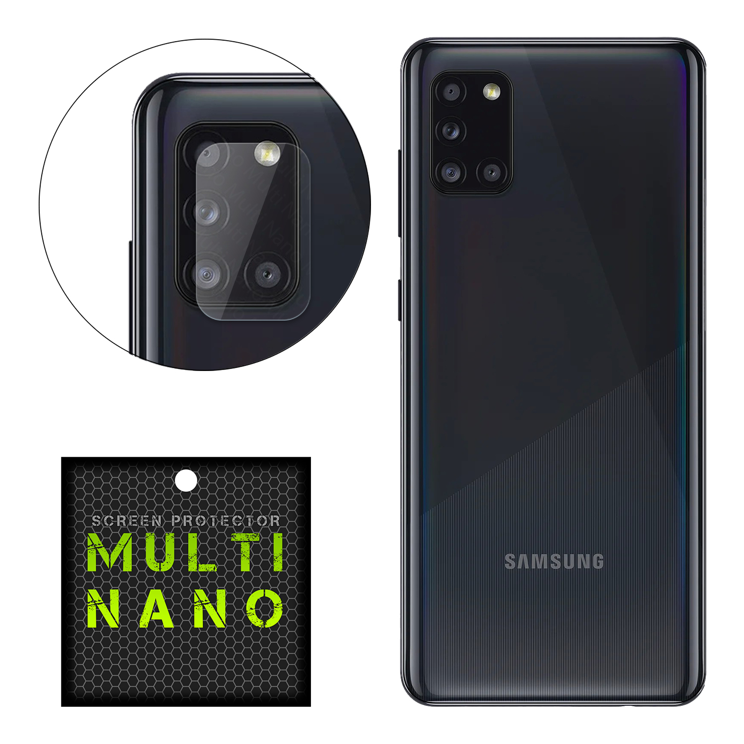 محافظ لنز دوربین مولتی نانو مدل Pro مناسب برای گوشی موبایل سامسونگ Galaxy A31