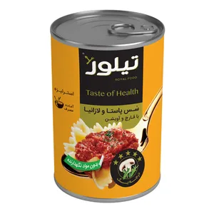 کنسرو مایه ‌ماکارونی و لازانیا تیلور - 400 گرم