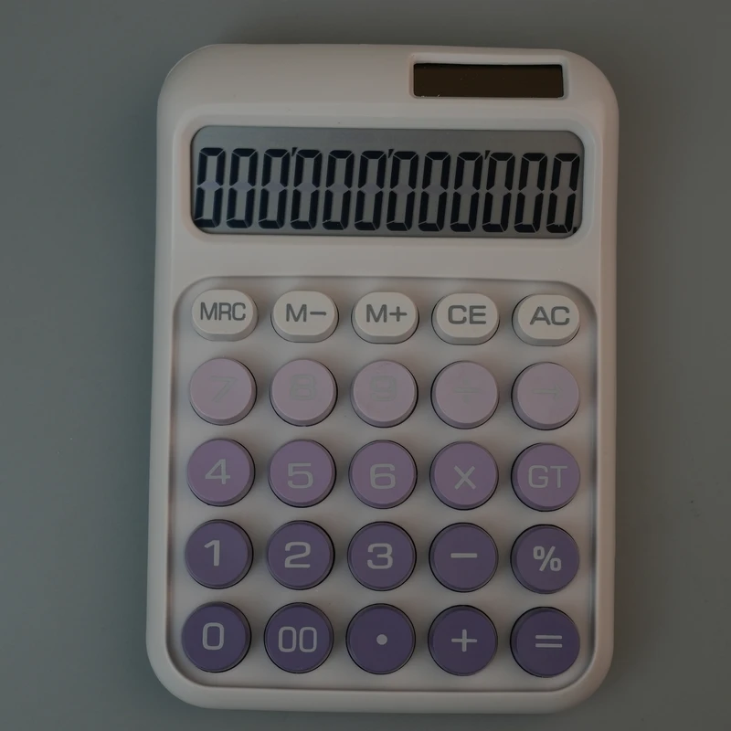 عکس شماره 5 : ماشین حساب رومیزی مدل خورشیدی پاستلی کد ds-3001