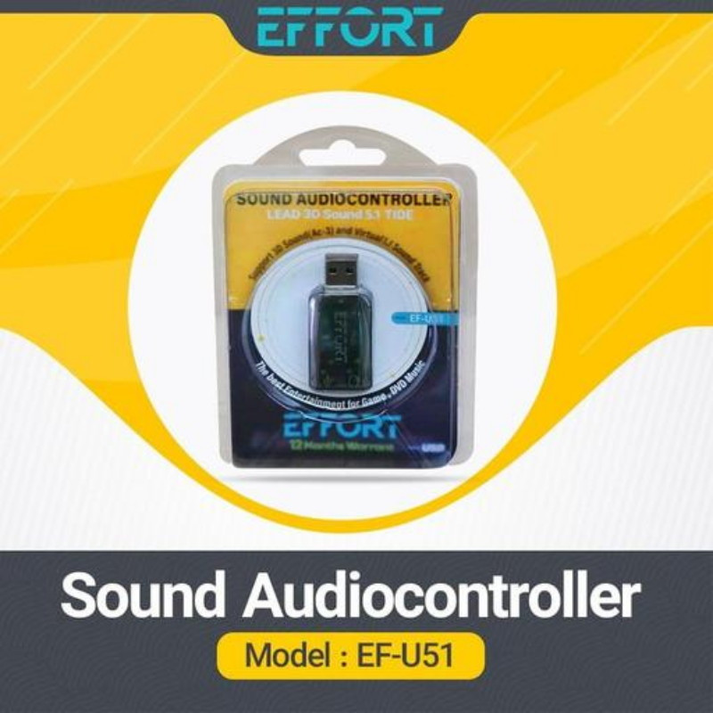 کارت صدا ایفورت مدل LEAD 3D SOUND 5.1 TIDE