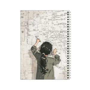 دفتر مشق 100 برگ بامبیلیپ طرح دختر ریاضی دان کد 0783470