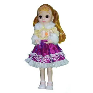 عروسک مدل چشم تیله ای ارتفاع 30 سانتی متر