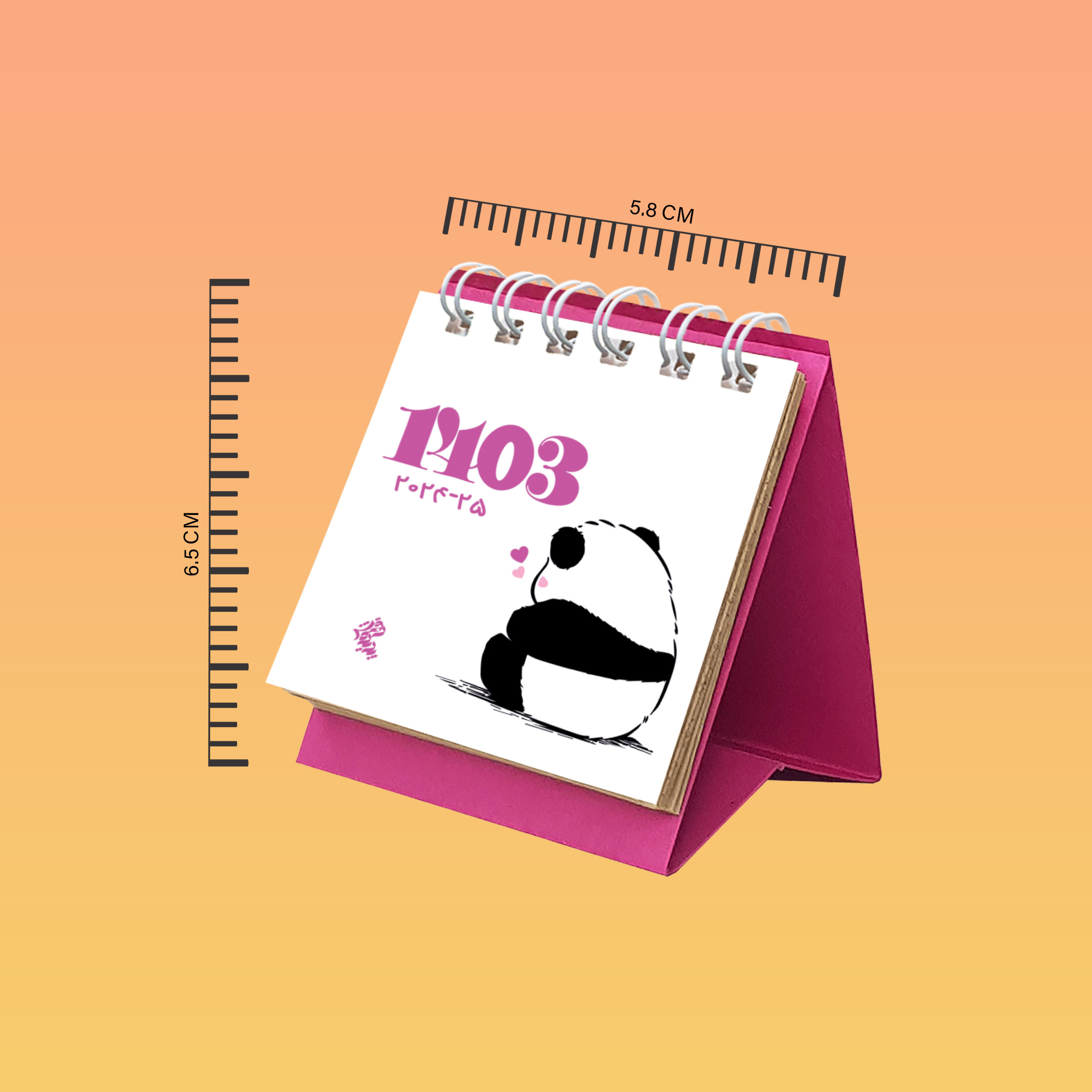 تقویم رومیزی پدیده نقش سال 1403 مدل تاینی فانتزی کد 1421