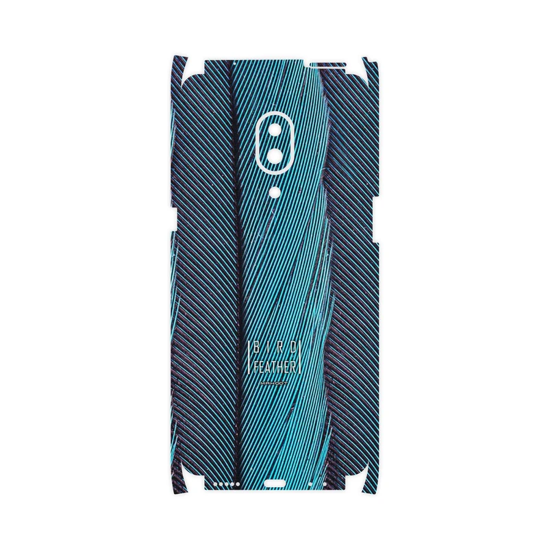 برچسب پوششی ماهوت مدل Turquoise feathers-FullSkin مناسب برای گوشی موبایل لنوو Z5 Pro