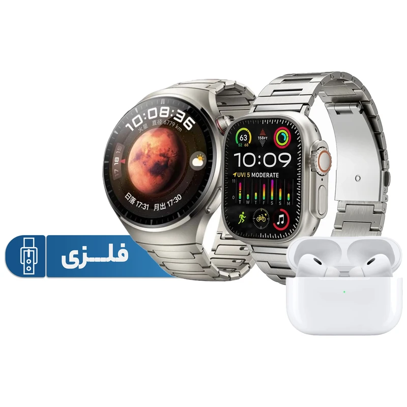 ساعت هوشمند رموجت مدل i80 Suit Extremc بسته 2 عددی به همراه هدفون بلوتوثی