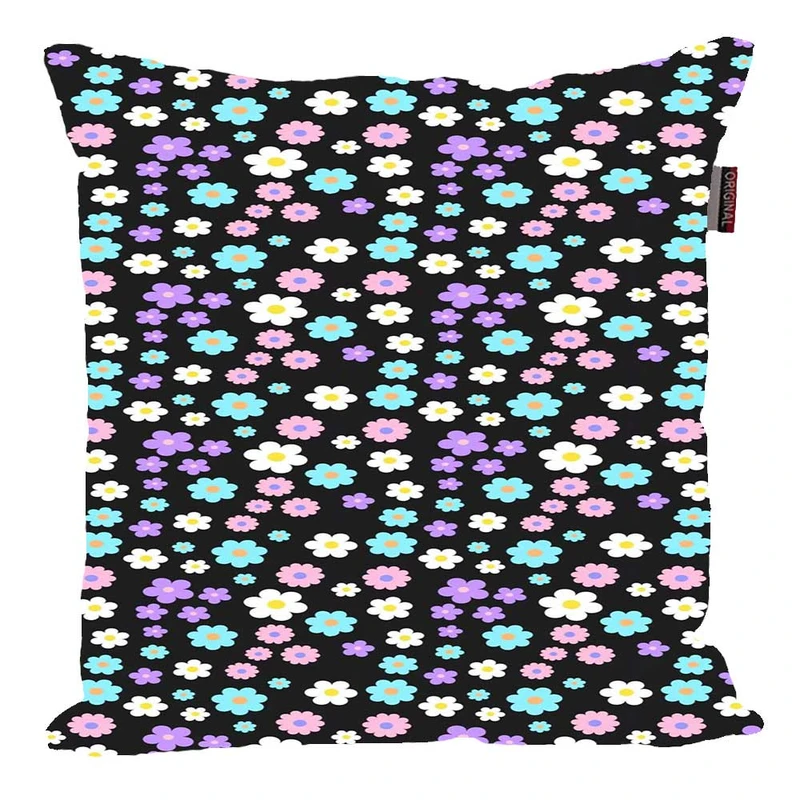 کوسن پاد آفرین مدل فانتزی طرح گل رنگی کد 2275