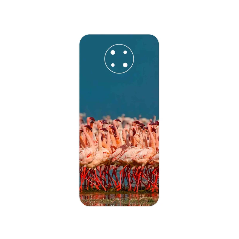 برچسب پوششی ماهوت مدل Flamingo مناسب برای گوشی موبایل نوکیا G10