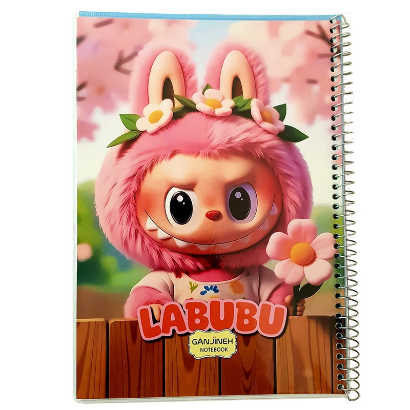 دفتر مشق 50 برگ گنجینه طرح لبوبو