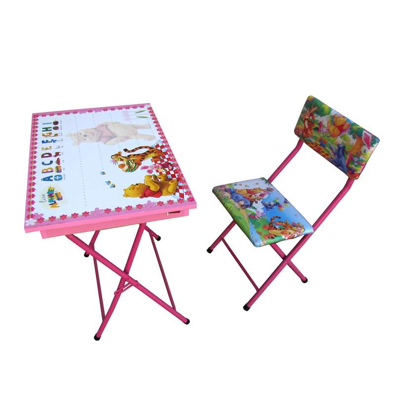 ست میز تحریر و صندلی کودک میزیمو مدل خرس پو کد 61
