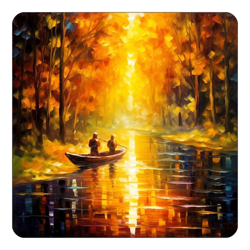 مگنت کاکتی طرح نقاشی رنگ روغن مدل mp70430