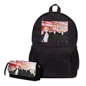 کوله پشتی مدل انیمه Tokyo Revengers به همراه جامدادی