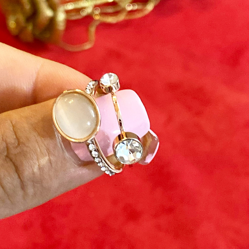 انگشتر دخترانه مدل Rg503 مجموعه 2 عددی