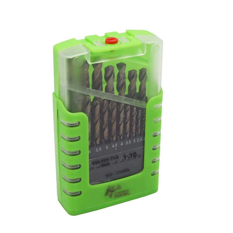 مته آهن کبالت مدل کمل کد YP-W-HSS مجموعه 19 عددی