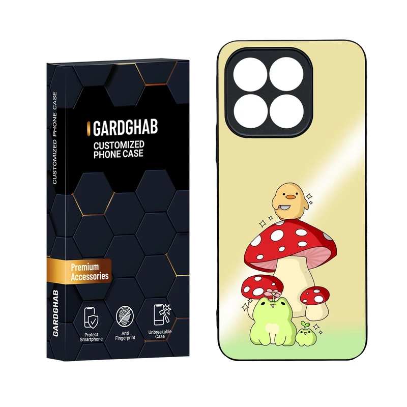 کاور گارد قاب مدل دور ژله ای فانتزی مناسب برای گوشی موبایل  آنر X8b 4G