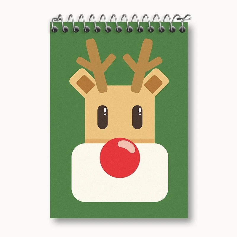 دفتر یادداشت 50 برگ خندالو مدل گوزن کد N2